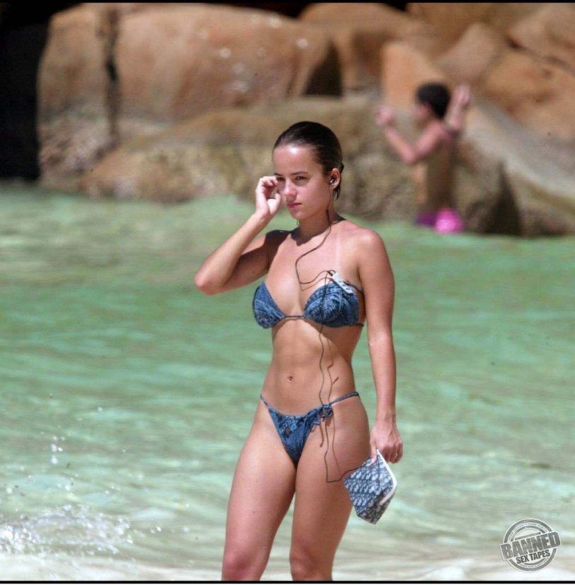 Alice Jacot in a swimsuit