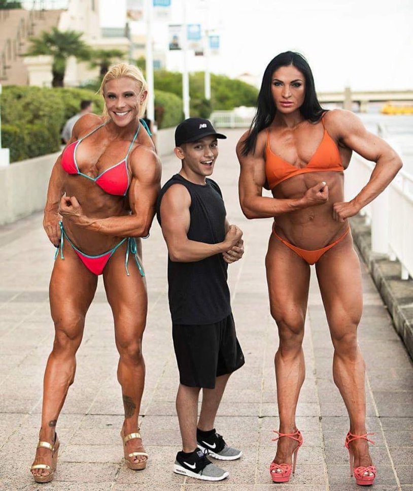 Bodybuilder woman