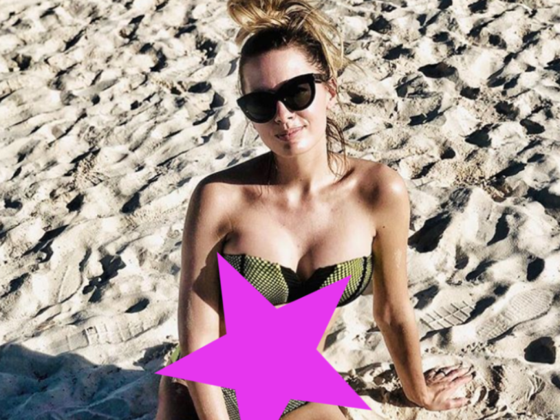 Agnieshka Wendloha in a swimsuit