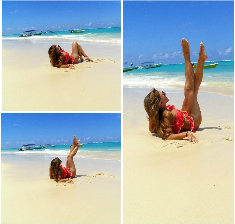 Madison Justice in a swimsuit