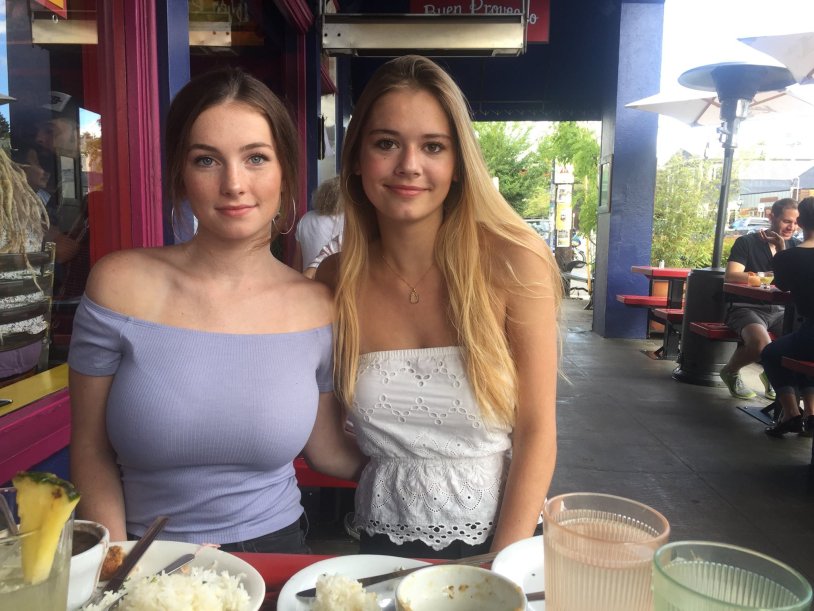 Elizabeth Diamond and Paulina Kuchepatova