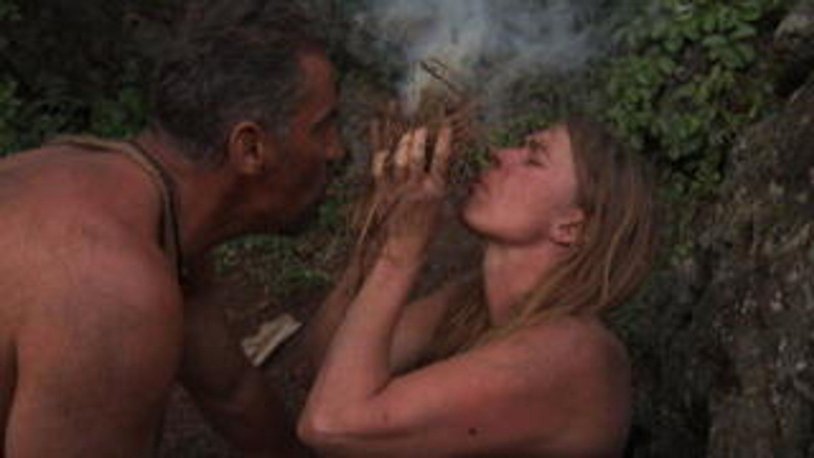 Naked and frightened