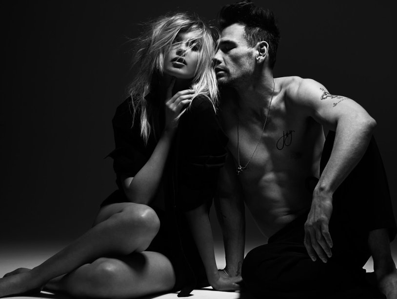 Man and woman in bed