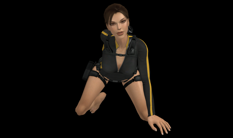 The girl swallowed the snake