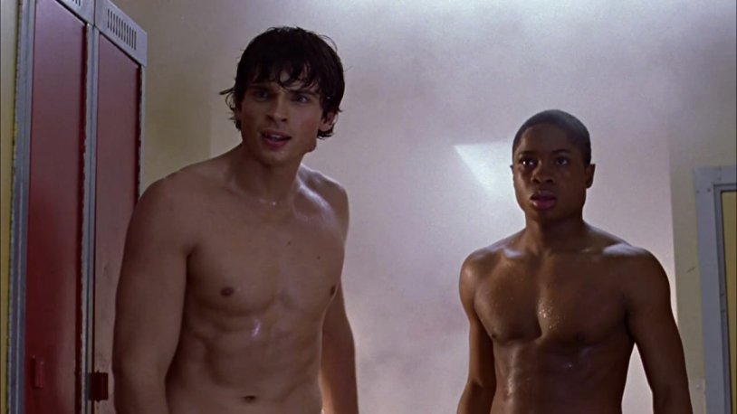 Naked Tom Welling with a penis