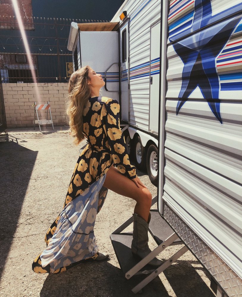 Sofia Reyes in a swimsuit