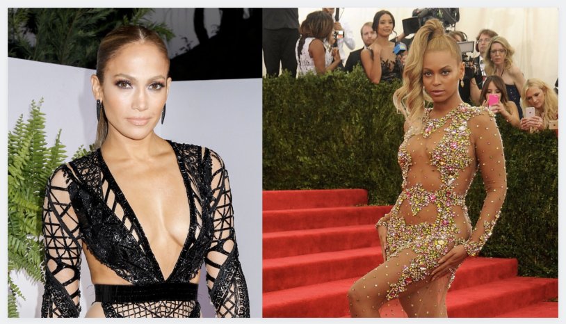 Naked Dresses of Stars