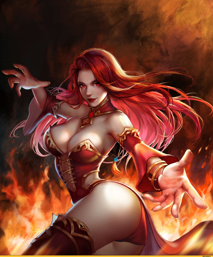 Lina Dota art
