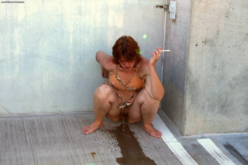 Naked adult women pissing