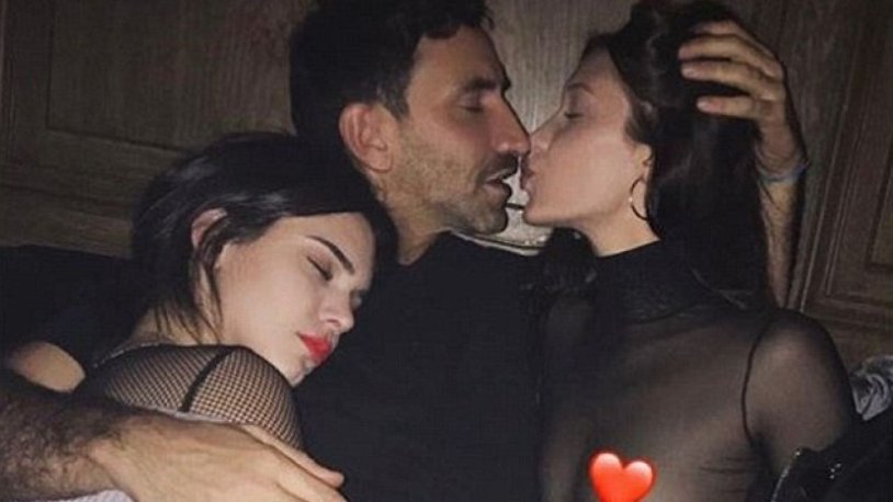 Kendall Jenner and Bella Hadid meet