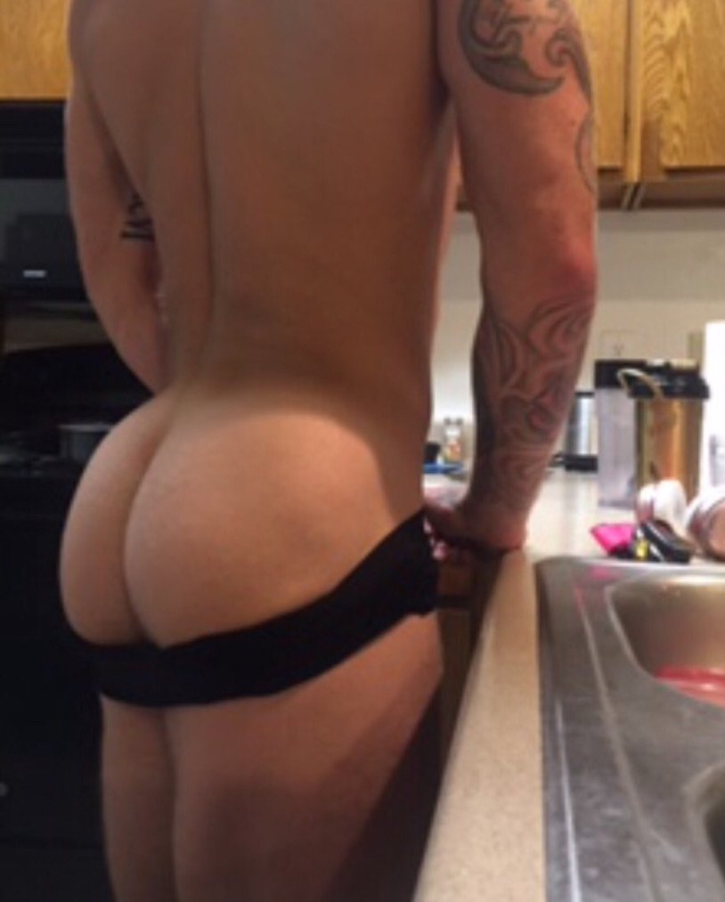 Pumped male ass