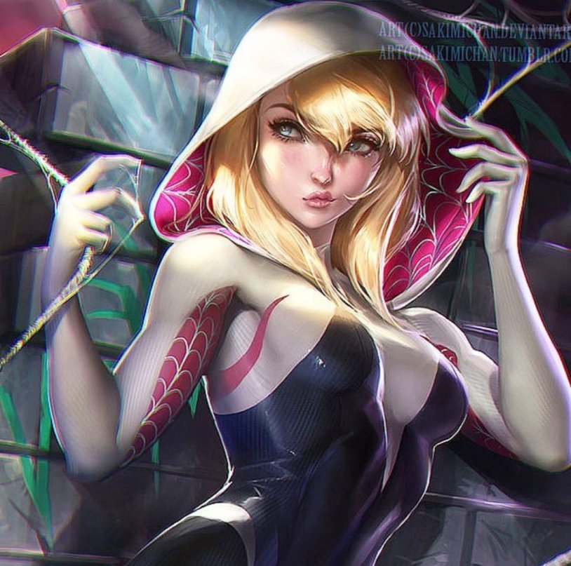 Gwen Spider Emma Stone Art