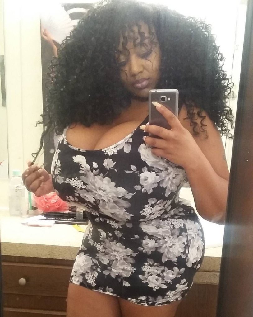 The biggest breasts of a black woman