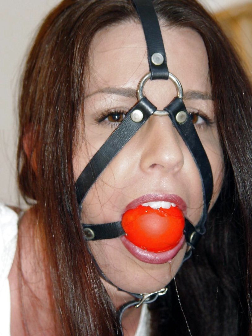 Naked thin slimming bondage gag
