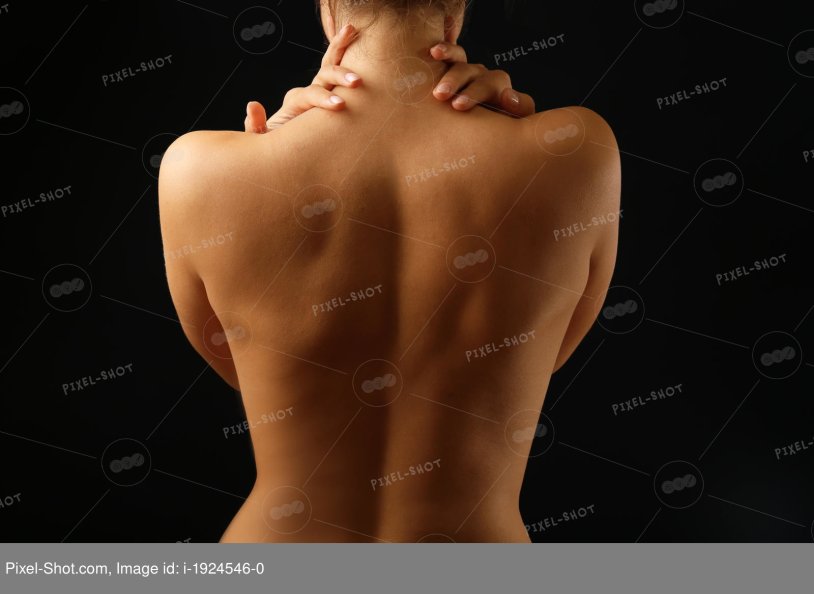 Beautiful female back