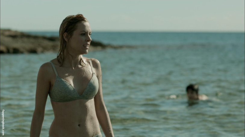 Maggie Savantos in a swimsuit