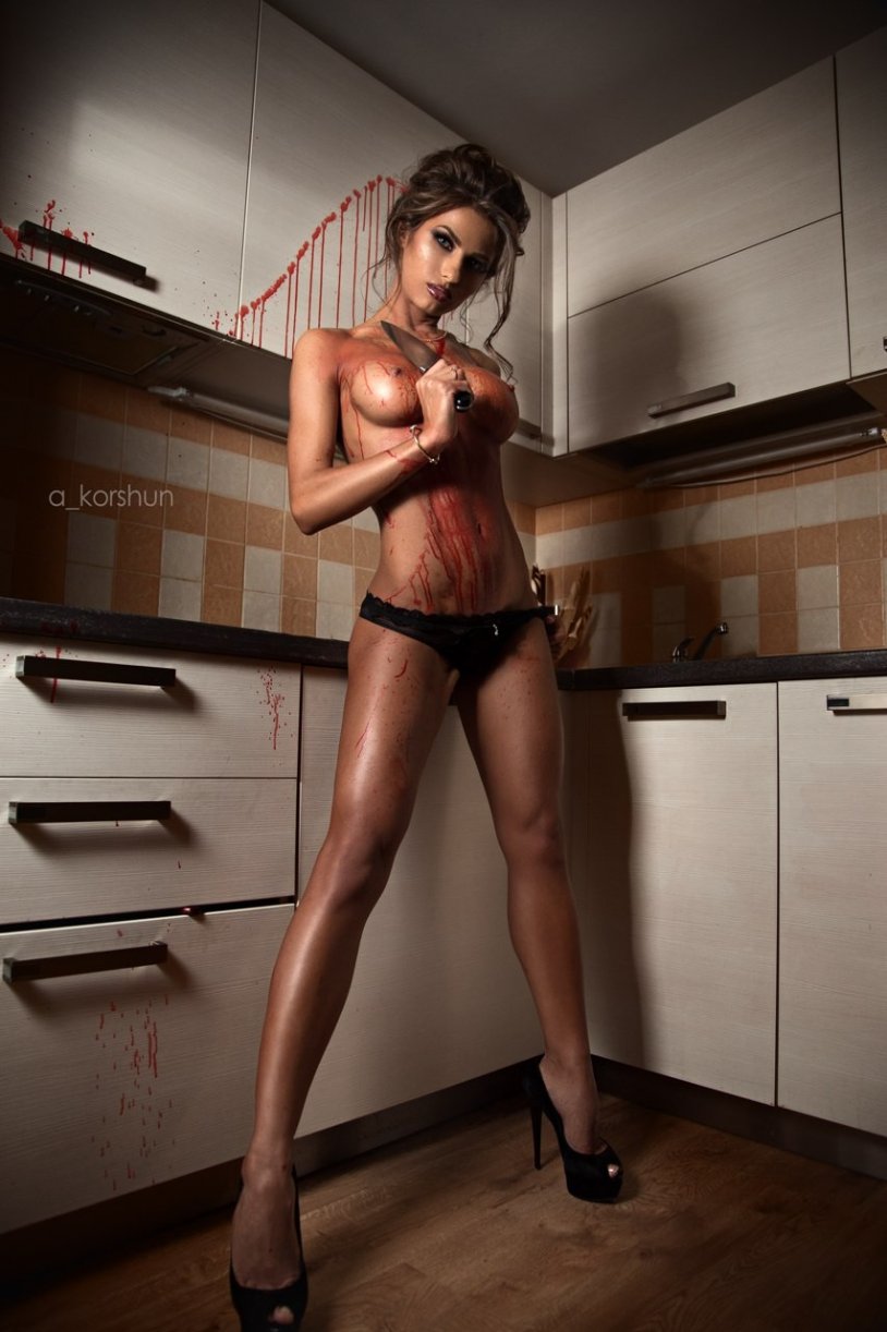 Daria Shy in pantyhose naked