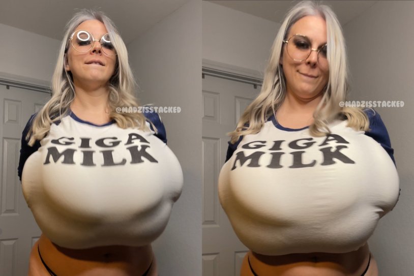 Aesthetics of a girl with big tits