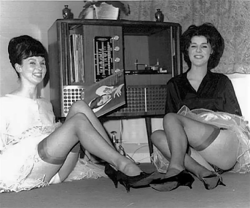 Soviet women in stockings