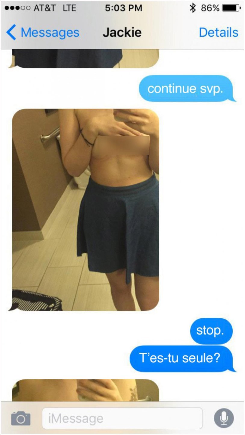 Intimate correspondence with photo