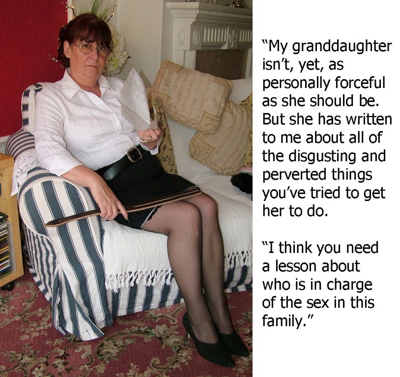 Thick old women in stockings