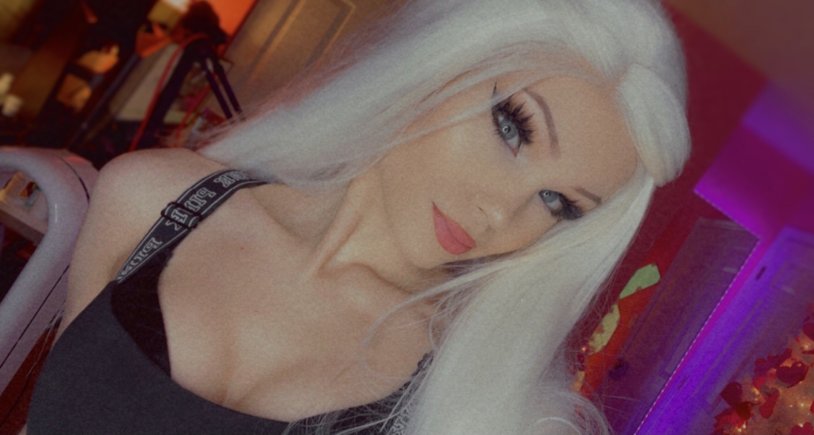 Justfoxii in a swimsuit