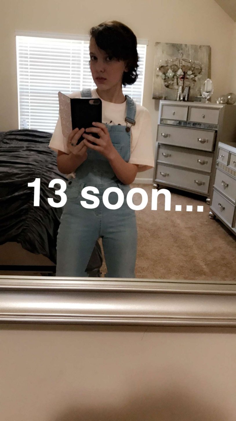 Millie Bobby Brown drain bikini