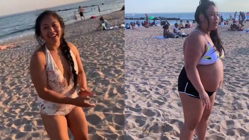 Stomach stuffing before and after