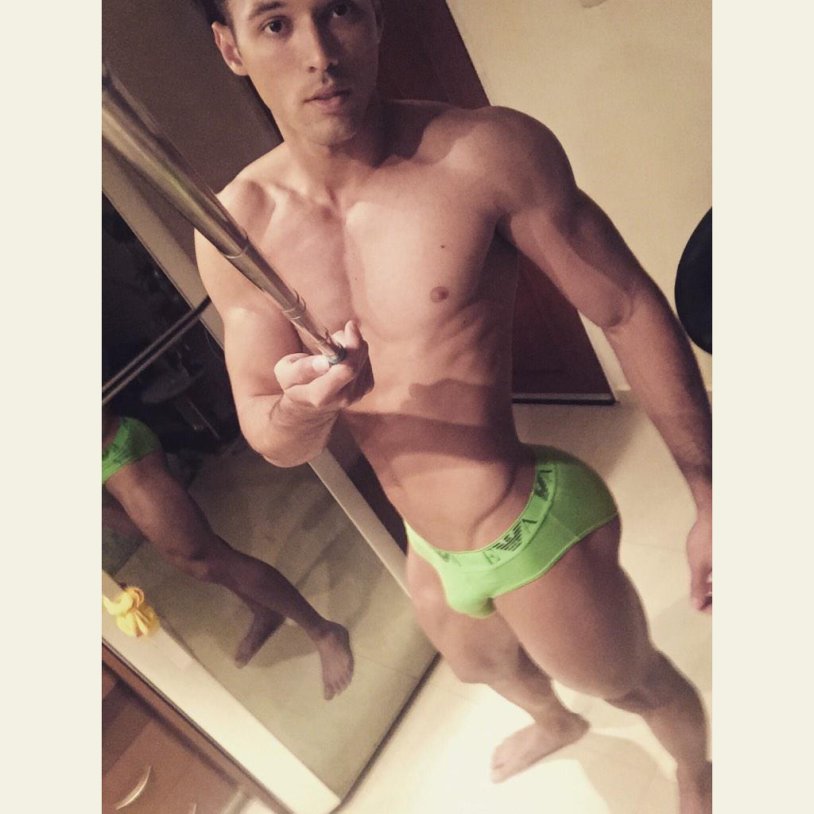 Alfred Herrera is naked