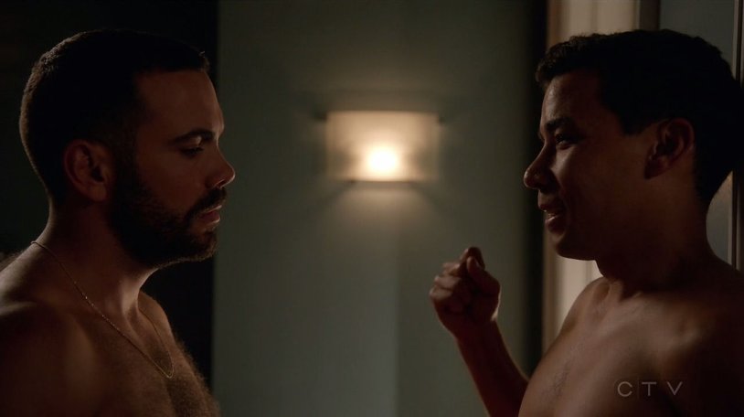 Jack Falahi and Konrad Rikamora bed stage