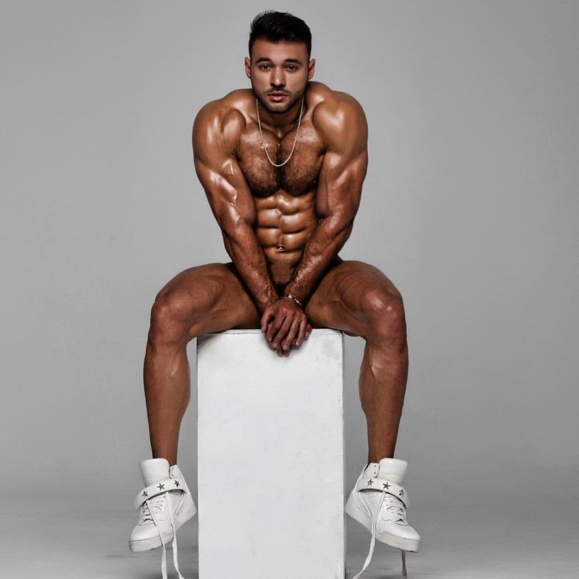 Alfred Herrera is naked