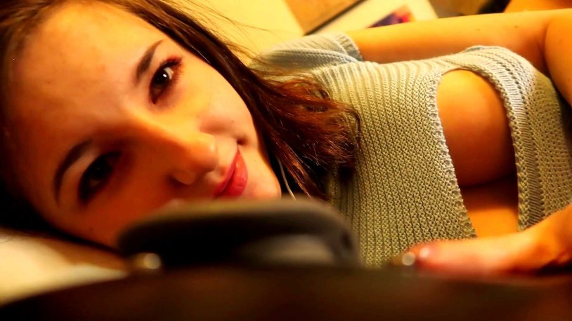 Girls take pictures of their breasts