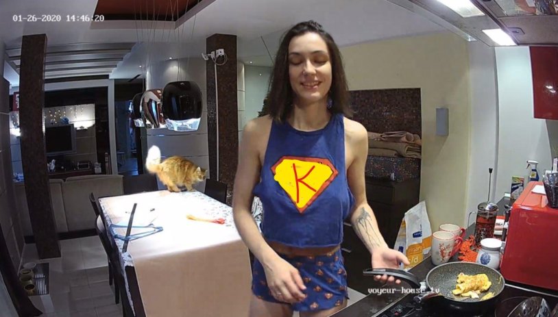 Woman in the kitchen