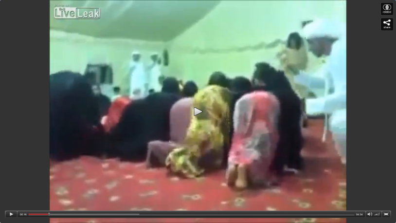 The girl loses her virginity