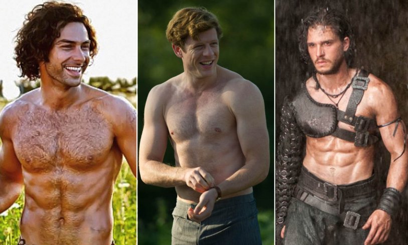 Aidan Turner and Eleanor Tomlinson together