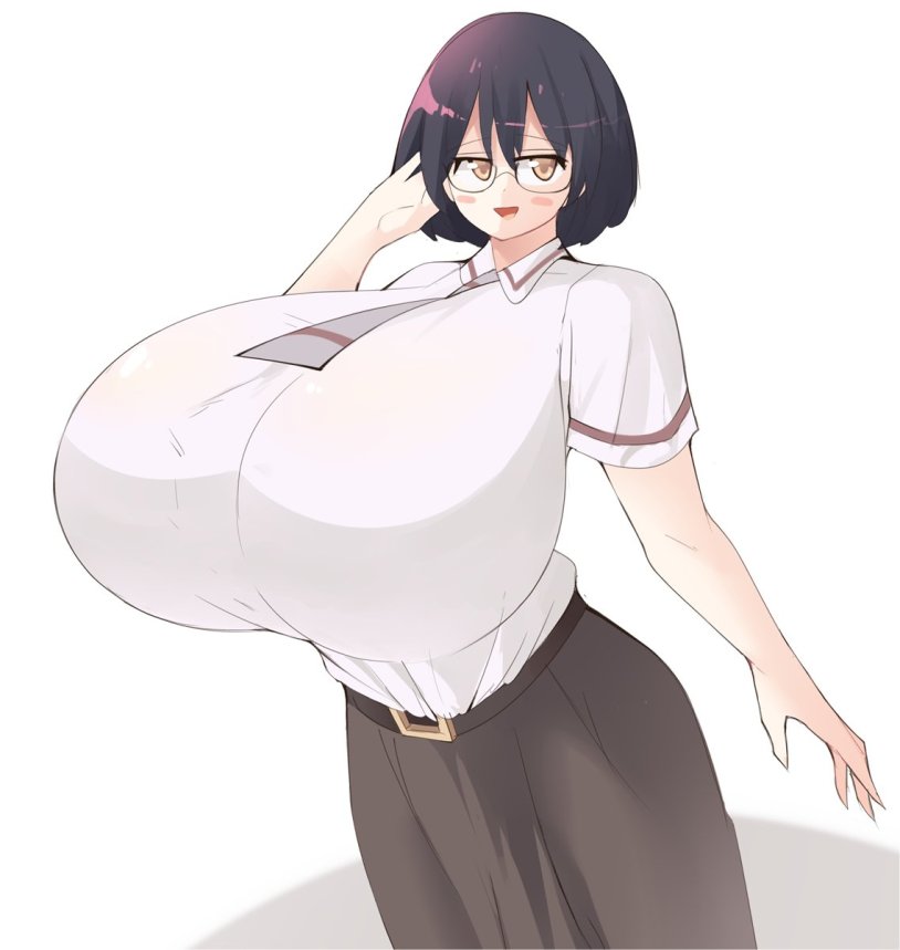 The largest anime boobs
