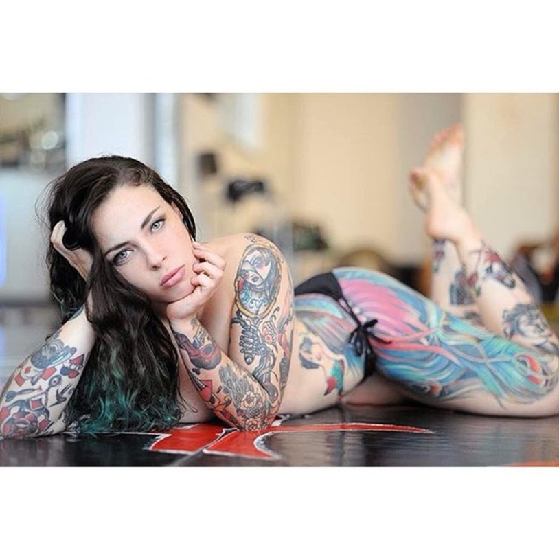 Girls with tattoos are beautiful