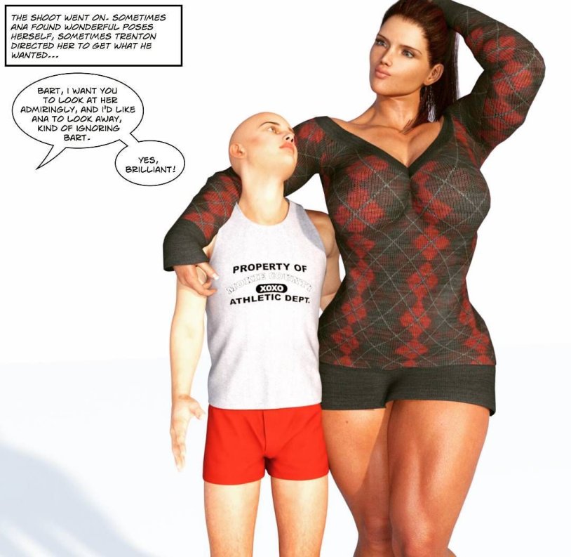 Muscular women comics
