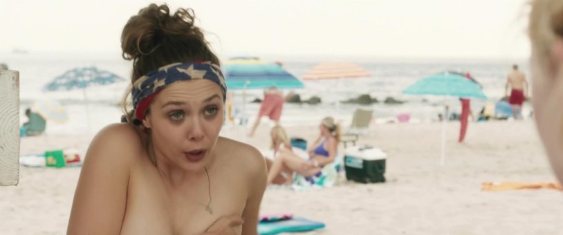 Elizabeth Olsen in a swimsuit
