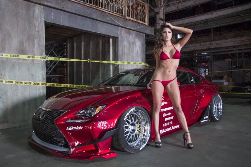 Girl with money photo