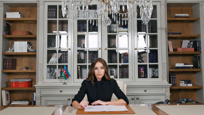 The wife of the president of Azerbaijan Mehriban Aliyev