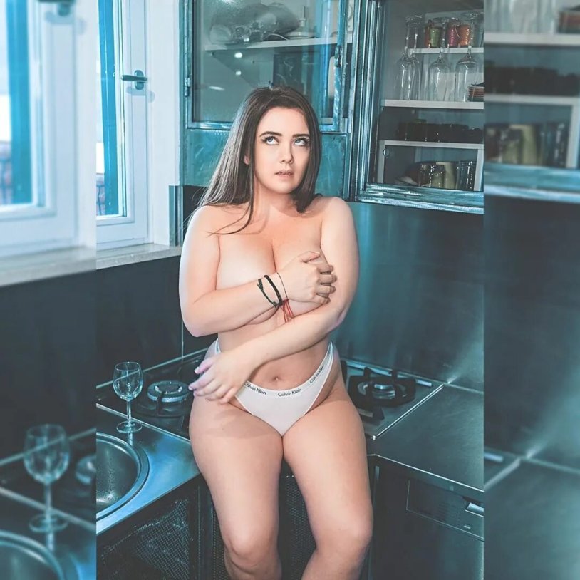 Mayer poured huge tits