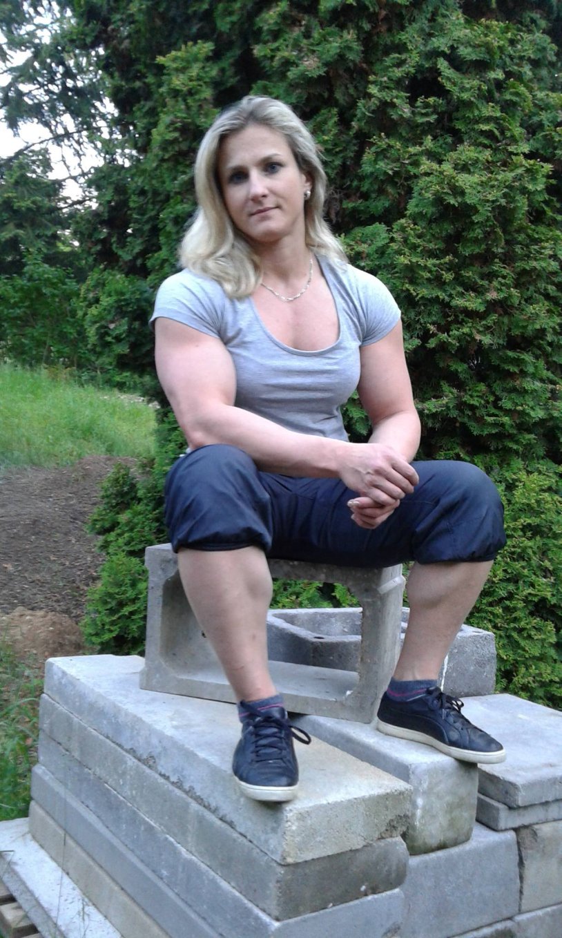 Bodybuilder woman