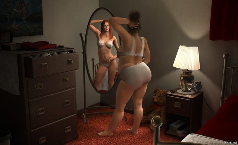 Dysmorphophobia anorexia