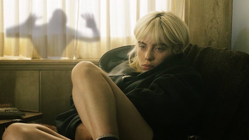 Billy Ailish in Vogue underwear