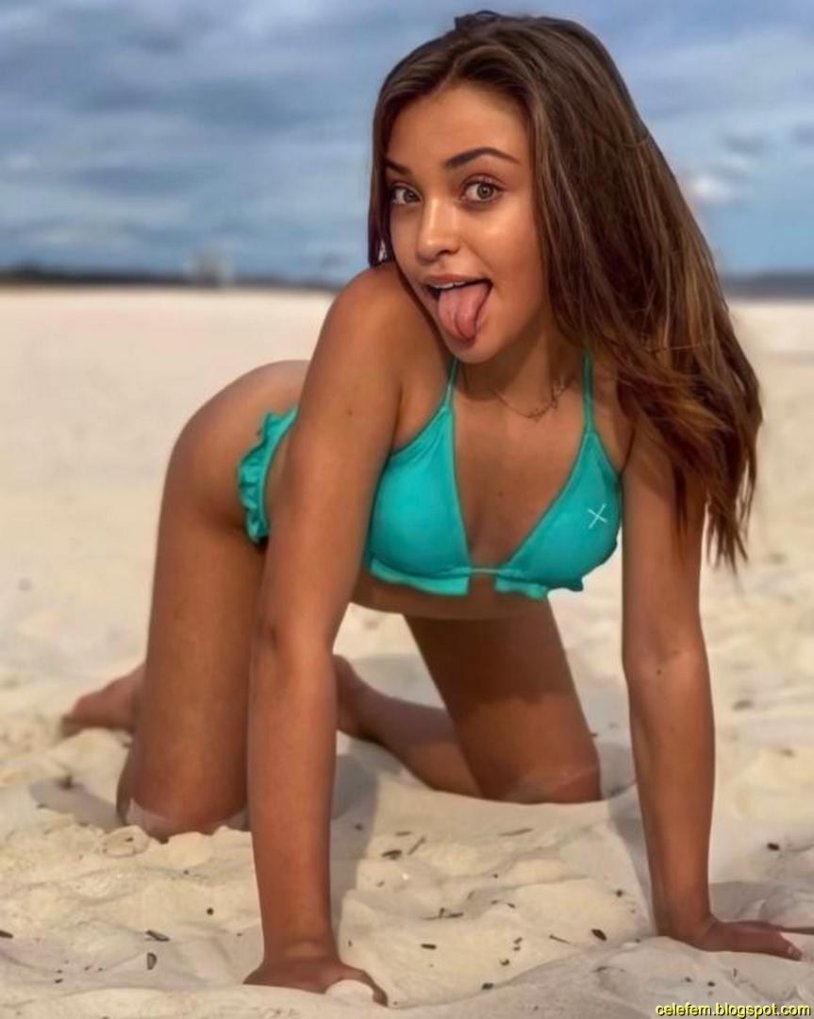 Pressley Lavergne in a bikini