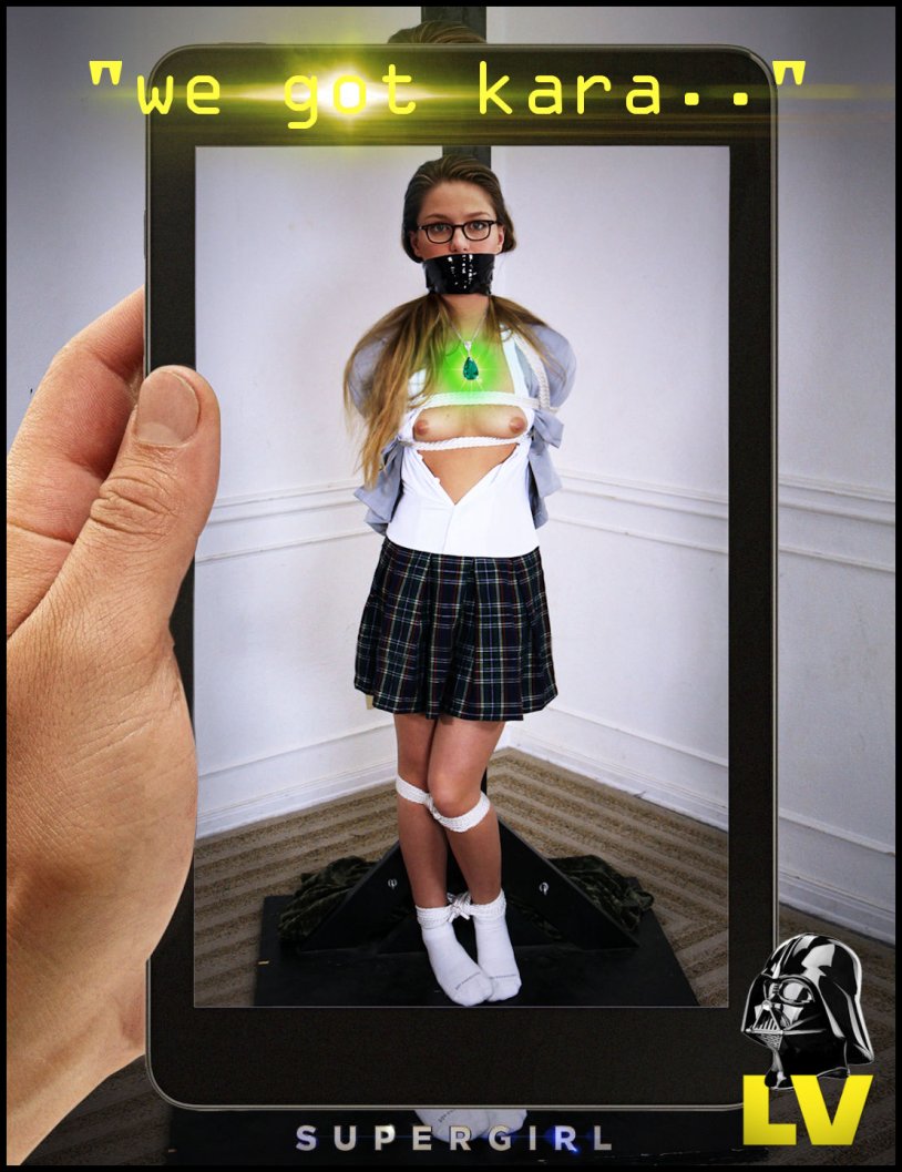 Related girls with tape