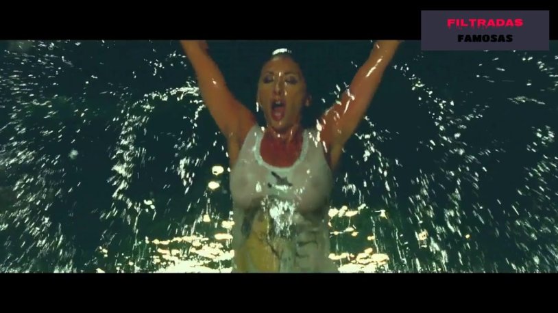 Sabrina Boyce in the pool