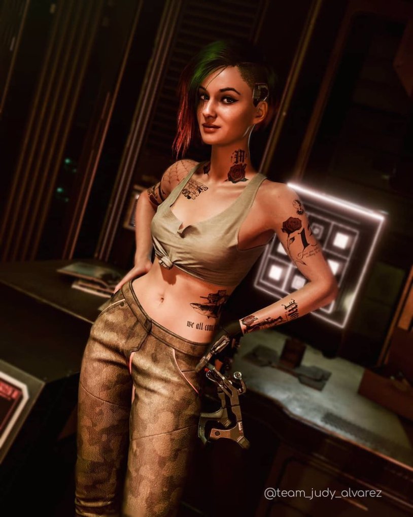Cyberpank 2077 Judy Alvarez Naked