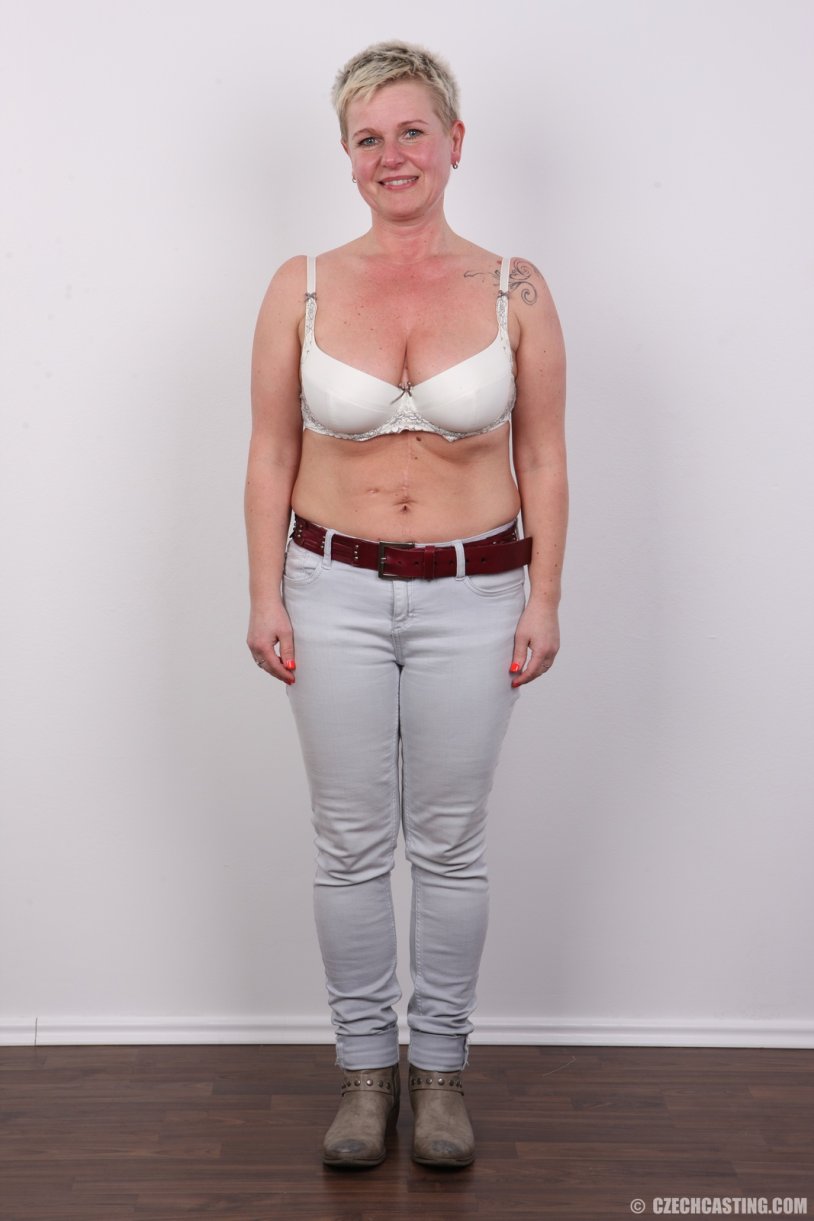 Hanging small tits Czech Casting